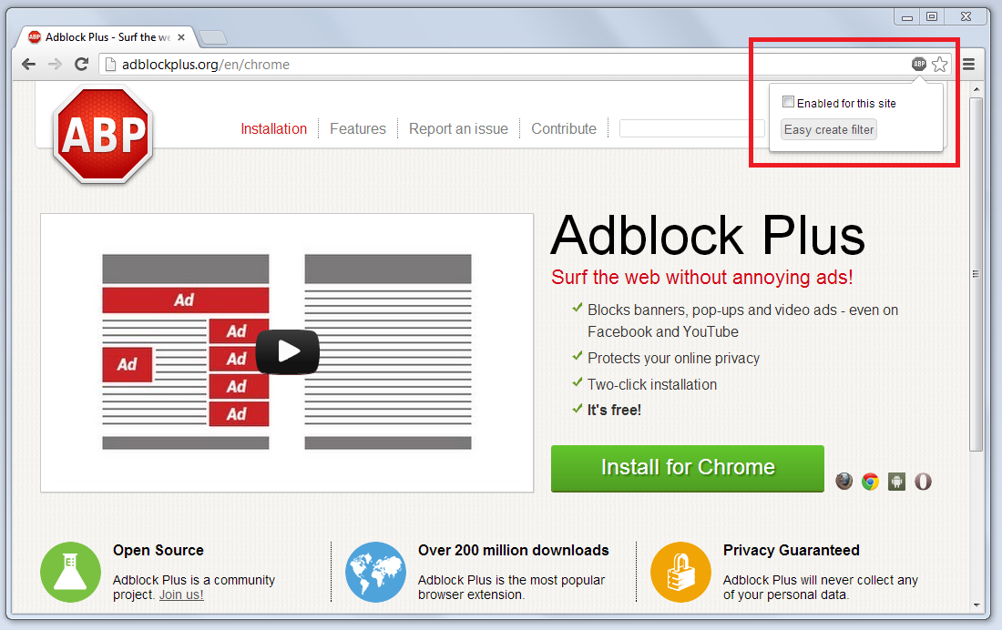 Adblock explorer