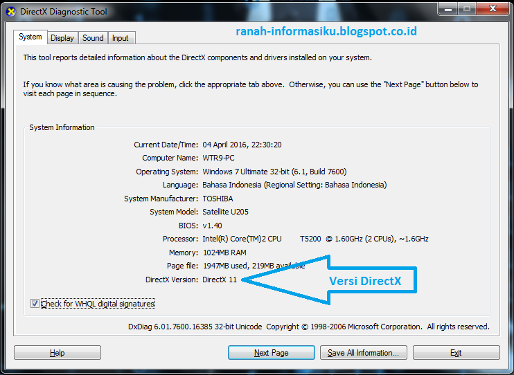 Назначение DIRECTX. DIRECTX: версии 1.0. DIRECTX 6. DIRECTX: версии 6.0.