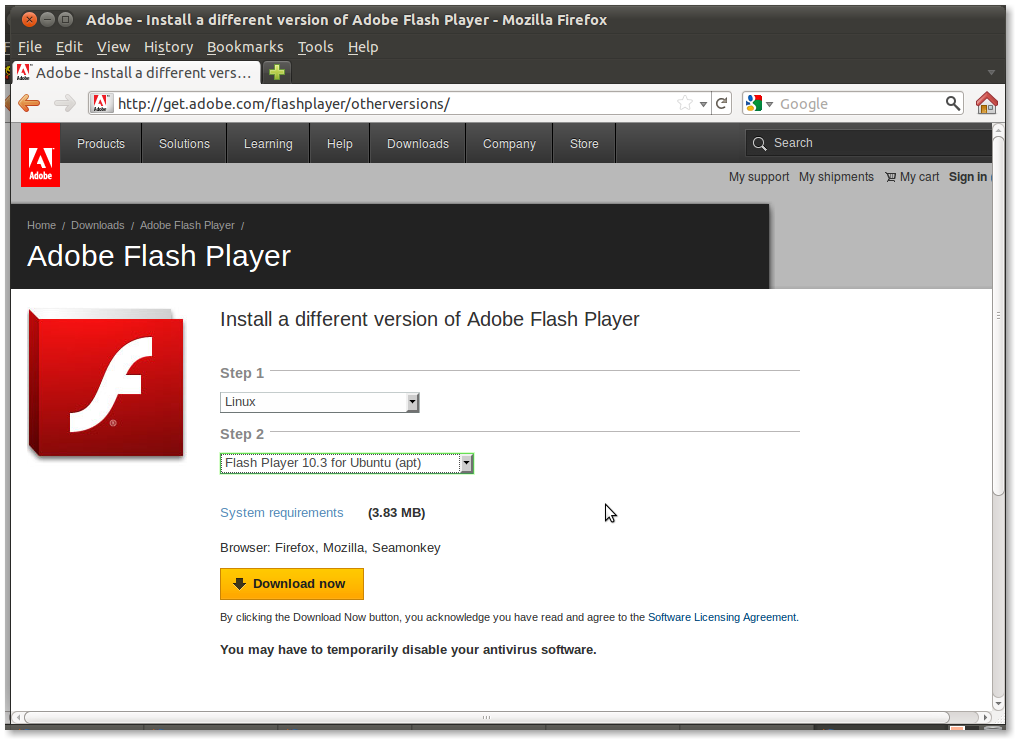 Adobe adobe player 11