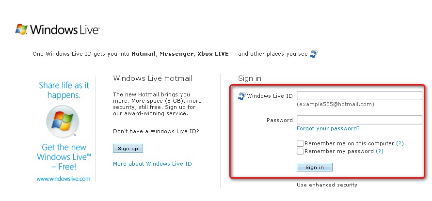 Без windows live. Windows Live Messenger Xbox 360.