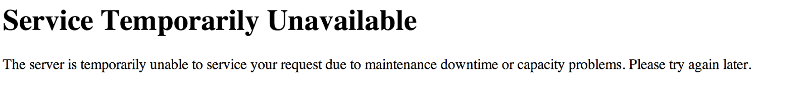 Service temporarily unavailable перевод. 502 Service temporarily Overloaded определение. The Server is temporarily unable to service your request. Please try again later.. We were unable to service your request. Please try again later..