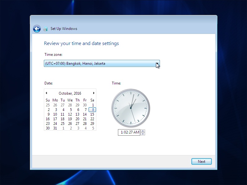 Установить время файла. Automatically adjust Clock for Daylight saving time.