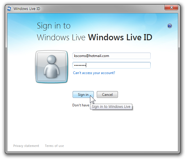 Window live id. Windows Live ID. Windows Live ID sign-in Assistant.