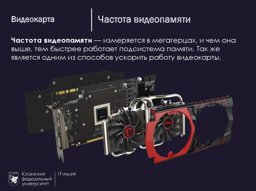 Виды и характеристики современных видеокарт презентация - 97 фото