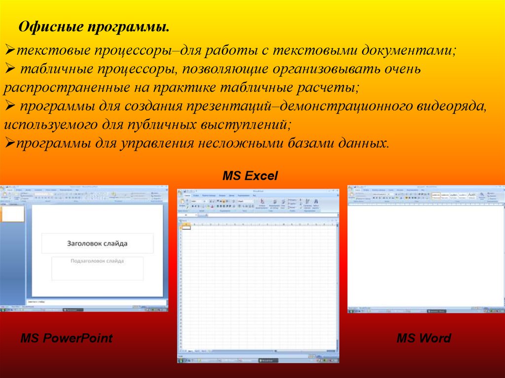 Программа ms office относится к программам. Офисные программы. Стандартные офисные программы. Возможности офисных программ. Программы на компьютер для работы в офисе.