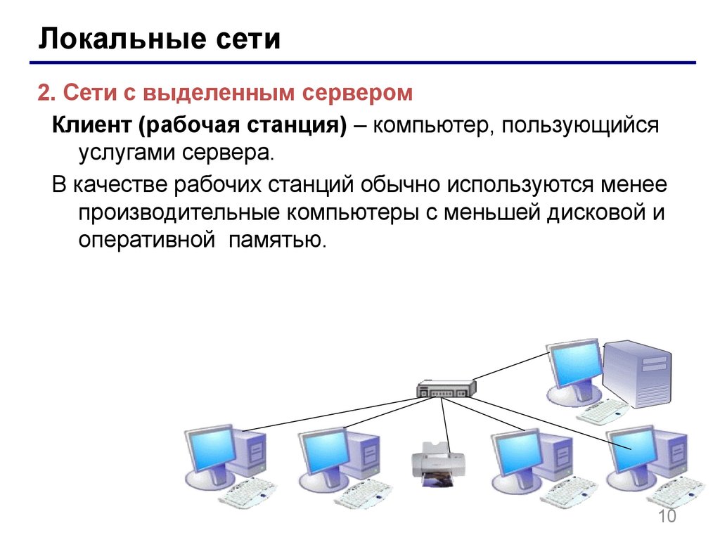 Локальная сеть объединение