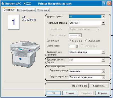 Почему принтер brother. Принтер brother DCP 1600 Series двухсторонняя печать. Параметры печати принтера. Программа для печати фото на принтере. Настройка принтера brother.