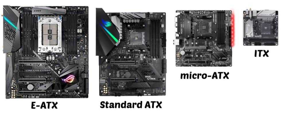 Matx mini itx. Mini ITX Micro ATX. Mini ATX vs MICROATX. Материнская плата Mini ATX vs Micro ATX. Micro ATX vs Standard ATX.