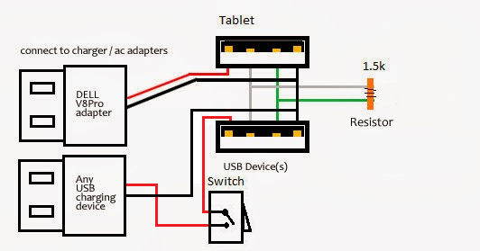 Схема usb кабеля с дополнительным питанием