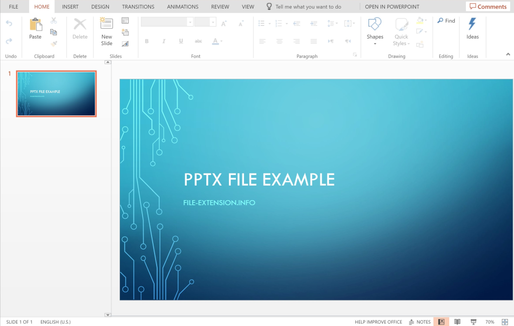 Не открывается презентация powerpoint pptx