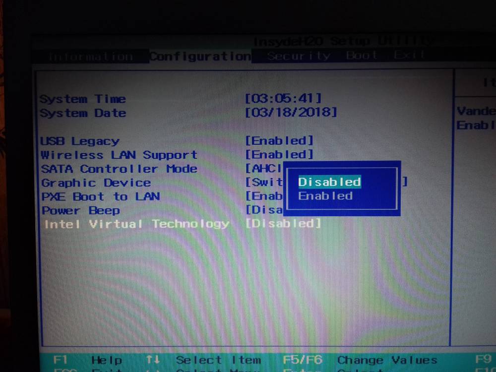 Виртуализация в биосе как включить