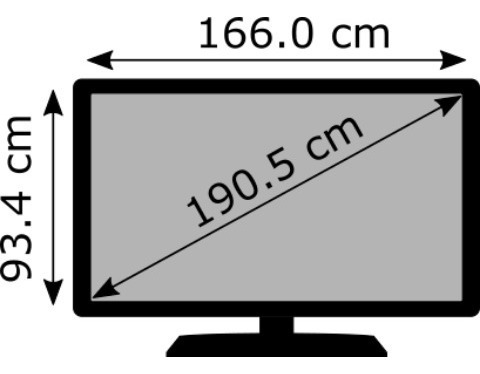 Как измеряется диагональ телевизора в сантиметрах фото экрана