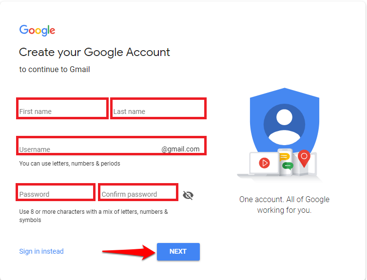 Account how. Gmail account. Create gmail account. Create Google. Gmail sign up.