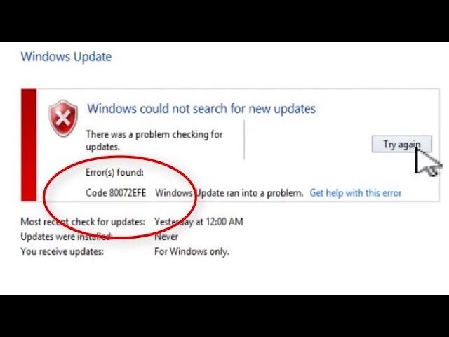 80072efe windows 7. Ошибка Windows update_80072efe. 80072efe ошибка обновления. 80072efe ошибка обновления Windows 7 как исправить. Код 80072efe центра обновления Windows 7.