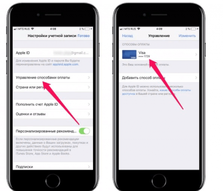 Карта оплаты apple id
