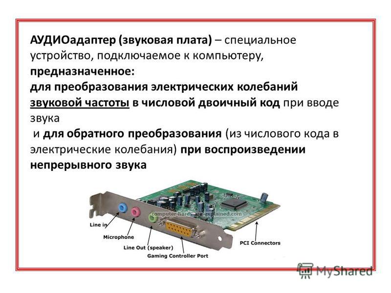 Звуковая карта как выбрать