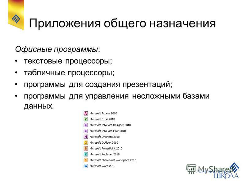 Программа статей. Приложения общего назначения. Приложения общего назначения (офисные программы). Текстовые редакторы приложения общего назначения. Предназначение офисных программ.