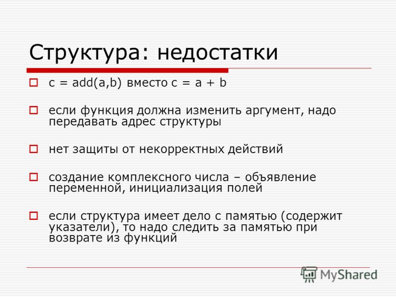 Структура адреса. Минусы структуры. Нет структуры. Что такое строение в адресе.