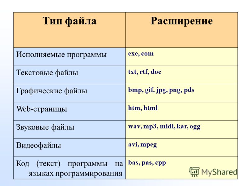 Роли в расширении. Исполняемые программы Тип файла. Типы графических файлов. Doc Тип файла. Тип звукового файла.