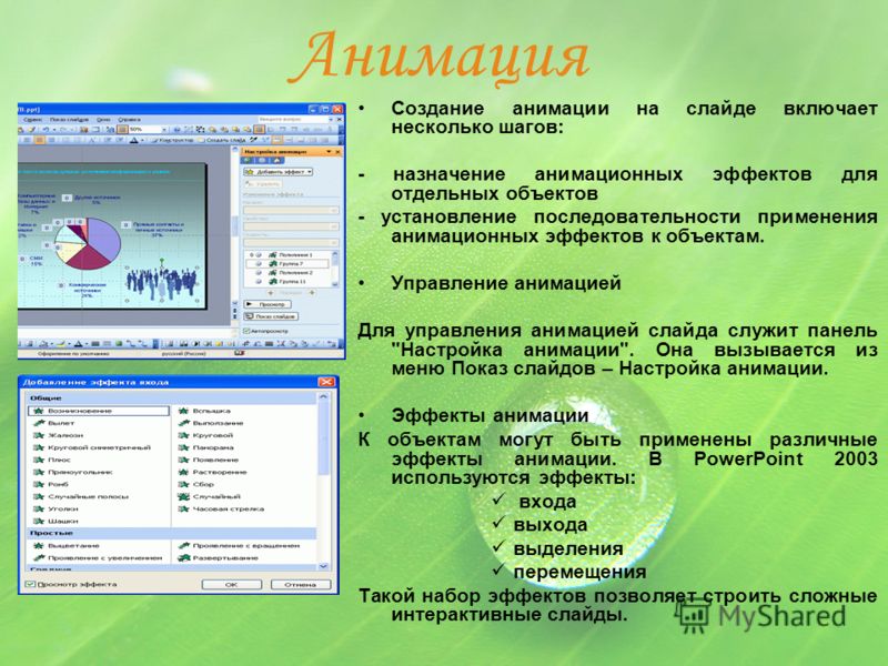 Назначение программы презентаций powerpoint