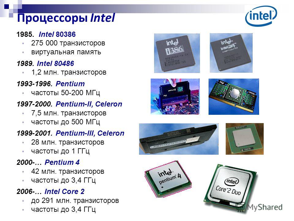 Обзор процессоров. Эволюция процессоров Интел таблица. Эволюция процессоров Intel Pentium. Интел 200 МГЦ. Этапы развития процессоров.