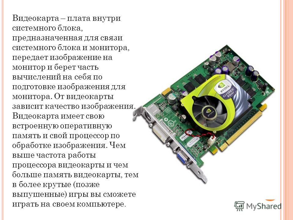 Рабочая видеокарта не выводит изображение на монитор почему