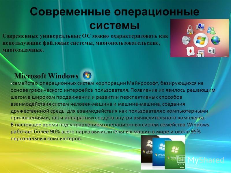 Виды операционных систем. Современная Операционная система. Современные операционные системы. Презентация на тему операционные системы. Современные операционные системы перечислите.