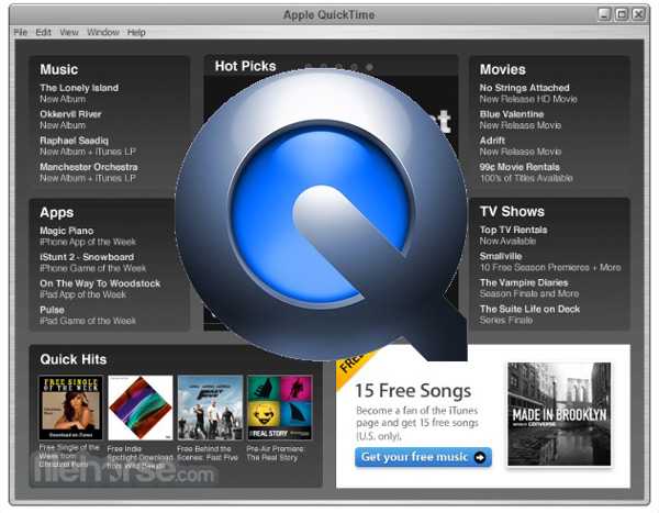 Quicktime для презентации