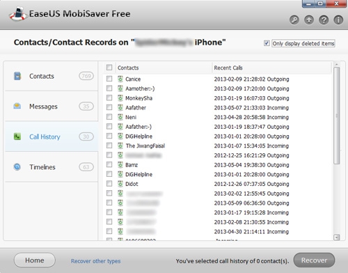 Восстановление утраченного контента с помощью утилиты