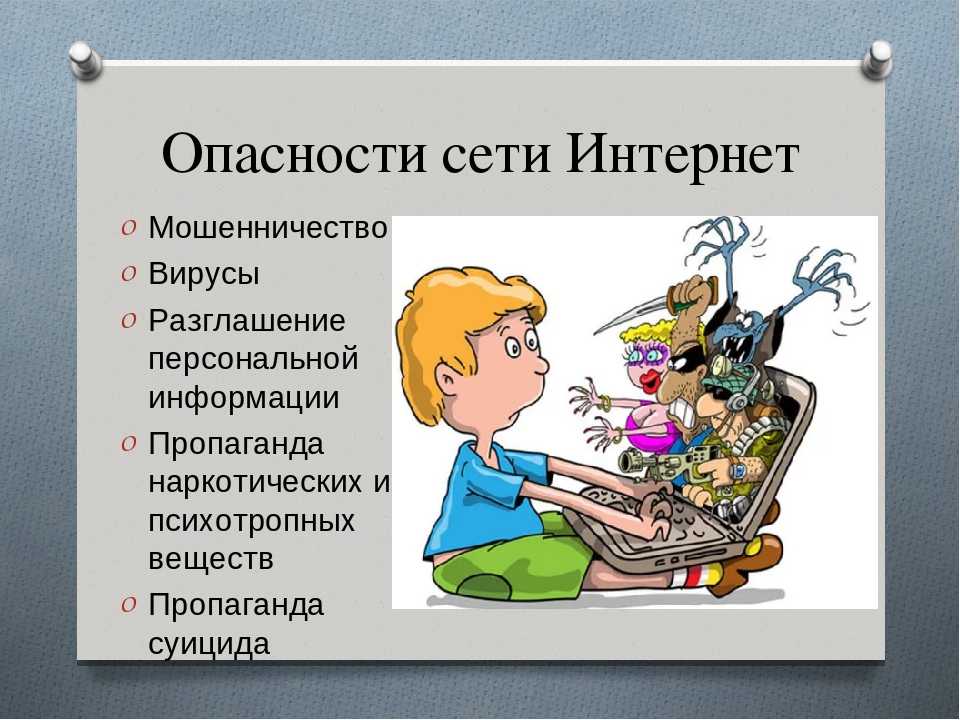 Презентация угрозы в интернете