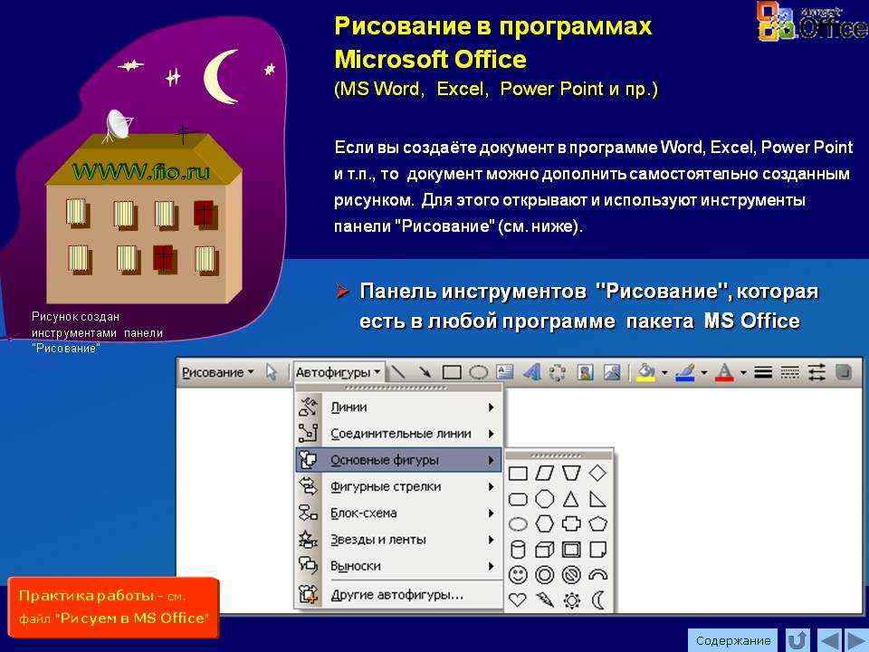 Программа для подготовки презентаций из пакета ms office