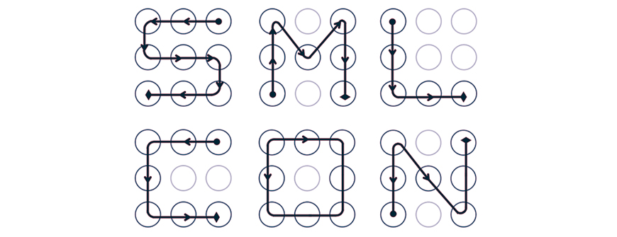 Какой можно поставить пароль на телефон рисунок