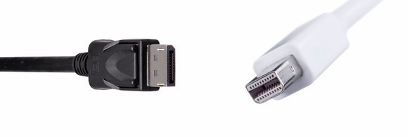 два типа разъемов DisplayPort – стандартный и Mini.