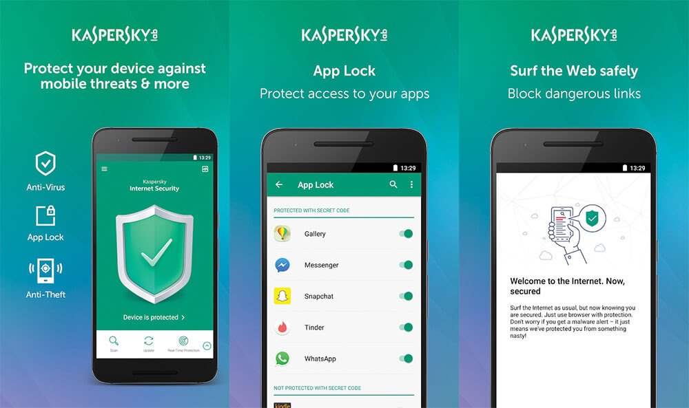 Какие антивирусы для смартфонов. Антивирус для смартфона. Касперский для андроид. Приложение мобильный антивирус. Kaspersky Internet Security для Android.