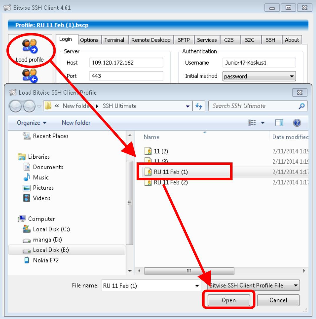 Какие порты открыты на компьютере. SFTP Safari SSH.