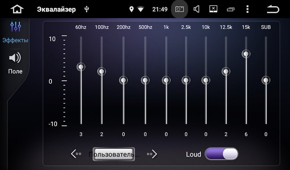 Уаз патриот настройка эквалайзера