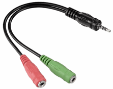 1 штекр 2 разъема