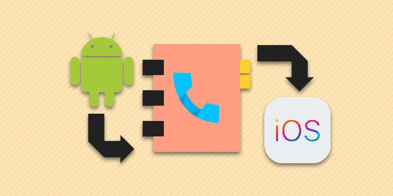 Как перенести контакты с андроида на айфон Копирование контактов с Android в iPhone.
