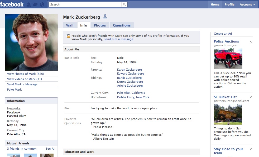 Mark page. Facebook профиль. Профиль в Фейсбуке. Фейс в профиль. Фея в профиль.