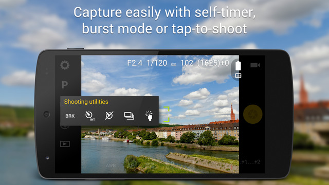 5 фото-приложений для Android, которые позволяют снимать в формате RAW - Camera FV-5 
