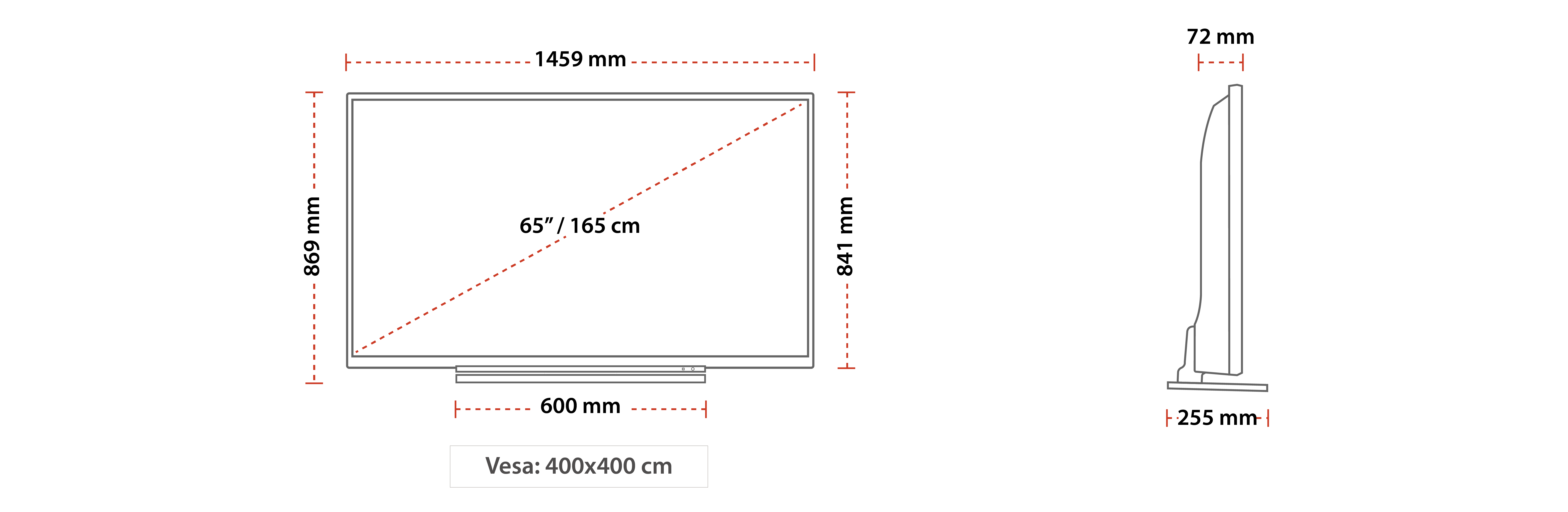 Размеры Корпуса Телевизора