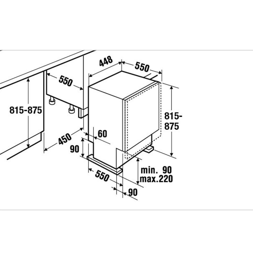 Ширина встроенной посудомоечной машины. Посудомоечная машина Kuppersbusch IGV 4609.2. Посудомоечная машина 45 см встраиваемая габариты. Размеры встраиваемой посудомоечной машины 45. Морозильная камера Bosch gud 15a50 схема встраивания.