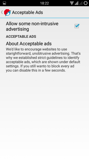 AdBlock selection adds