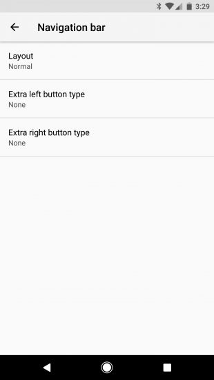 Android O: панель навигации