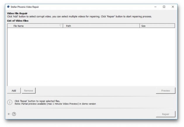Stellar Phoenix Video Repair