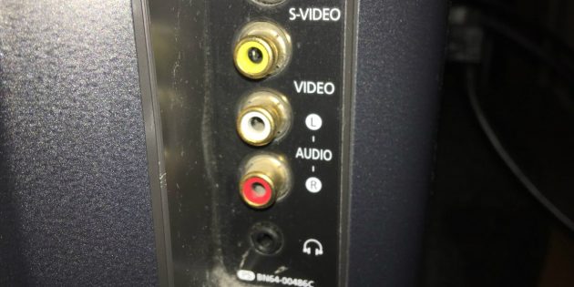 Как подключить телевизор к компьютеру через кабель: Порты формата RCA