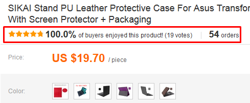 product feedback & orders aliexpress