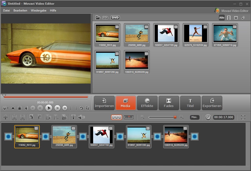 Screen video editor