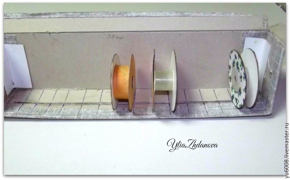 Делаем удобный и функциональный органайзер для лент и кружев, фото № 12