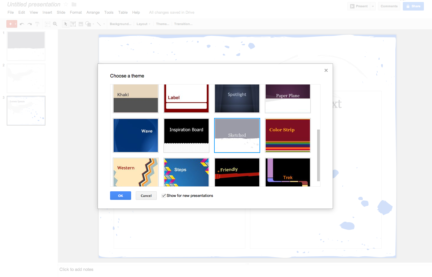 Google Drive Presentations: one of the best free PowerPoint alternative